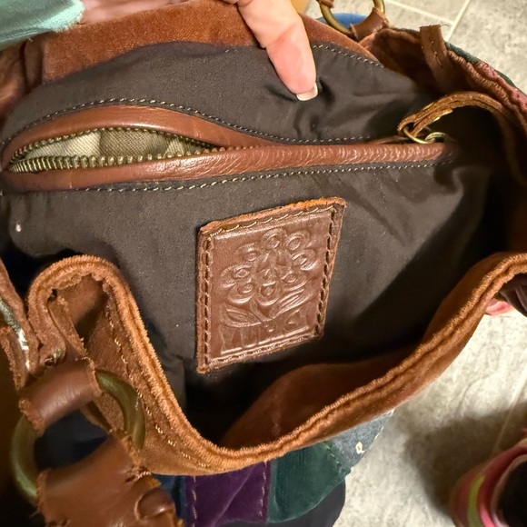 Lucky Brand Colorful Patchwork Hobo Bag - Picture 12 of 13